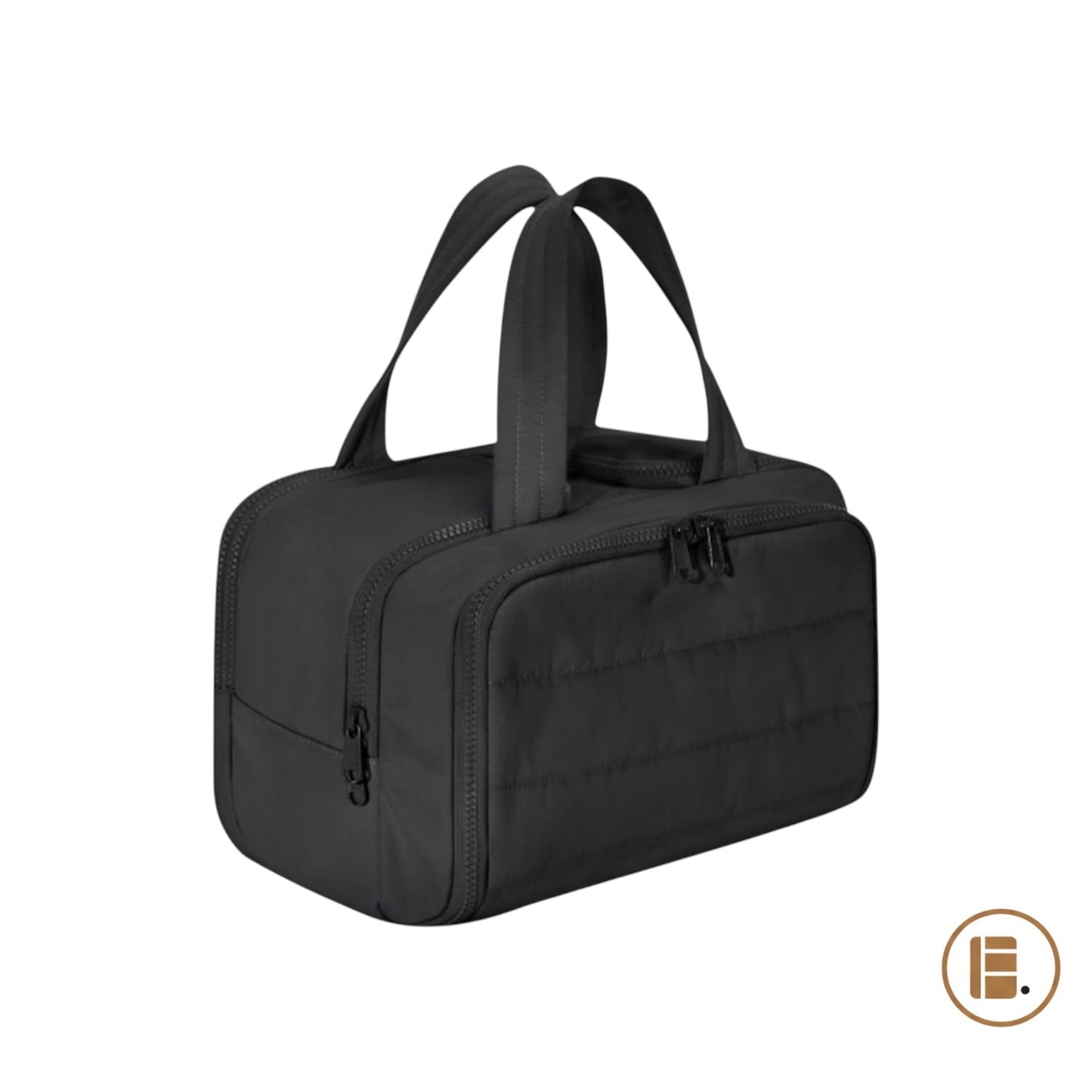 trousse de toilette compacte organisée vue arrière MinimalisteLab