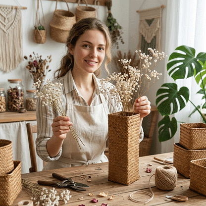 Vase | Multi-Rangement Fleurs Rustique Salon