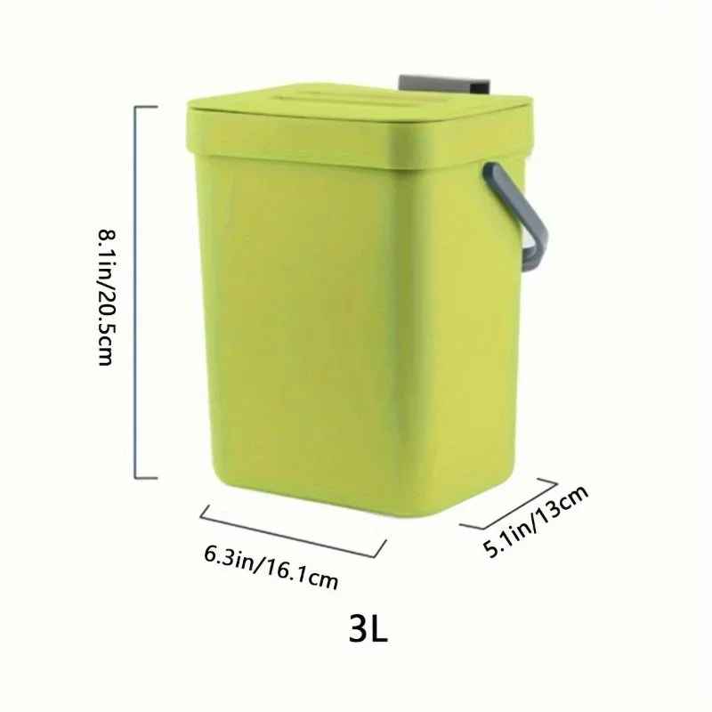 poubelle sous évier gain de place blanc MinimalisteLab