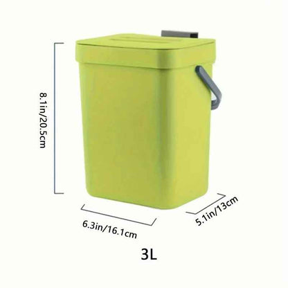 poubelle sous évier gain de place blanc MinimalisteLab