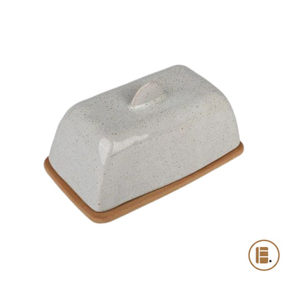 beurrier vintage céramique couvercle ouvert MinimalisteLab