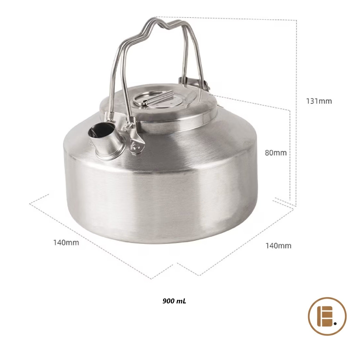 bouilloire compacte nomade vue produit MinimalisteLab
