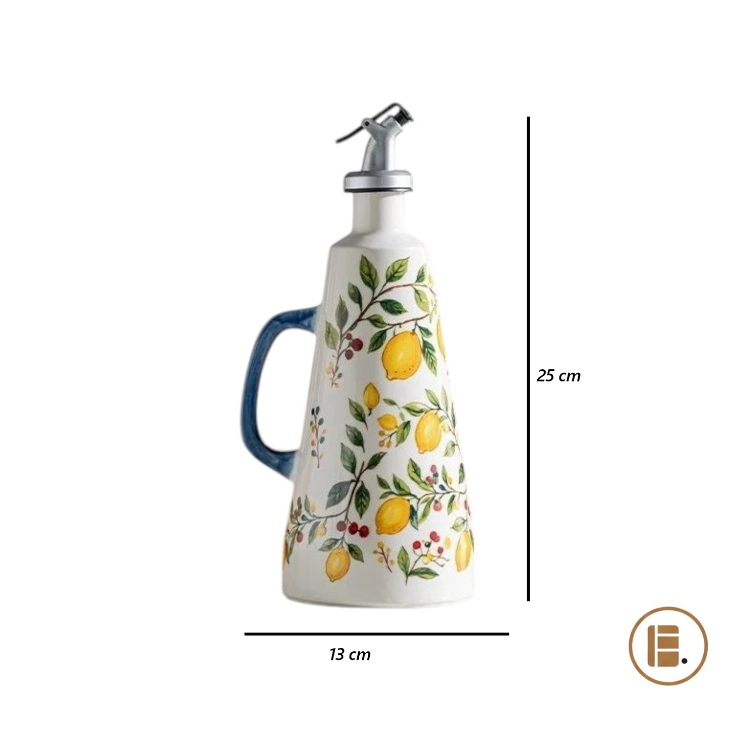 Bouteille pour huile | Citron Céramique