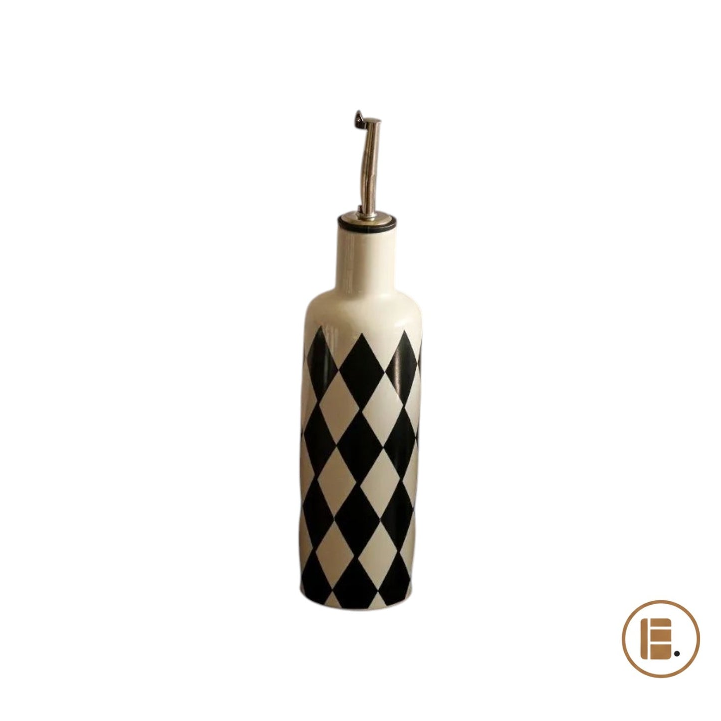 Bouteille pour huile | Porcelaine Florale