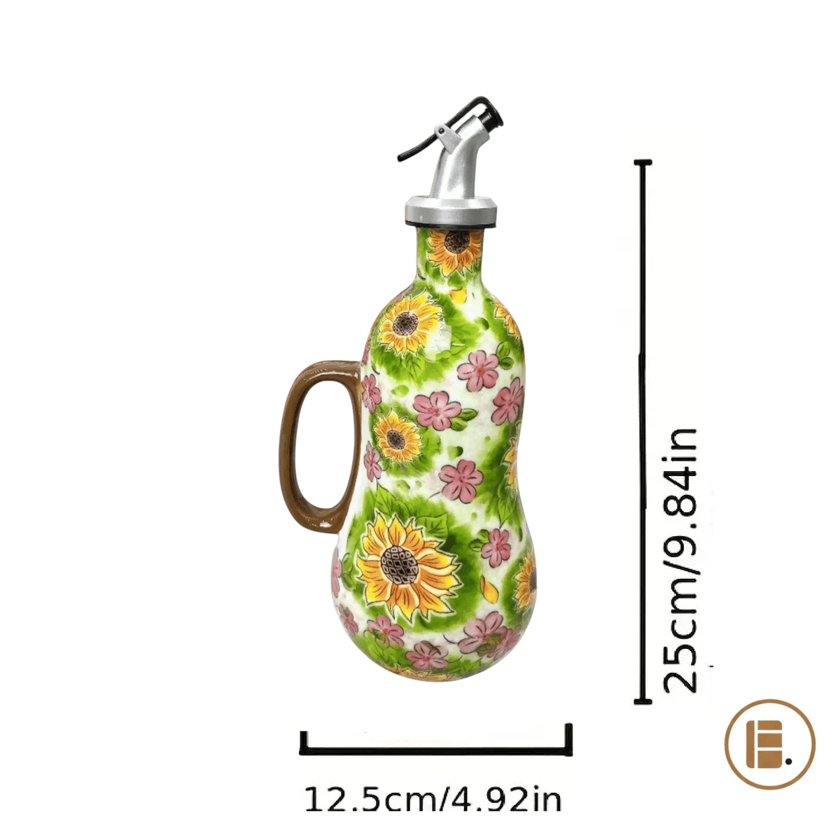 Bouteille pour huile | Tournesol Céramique - Minimaliste Lab