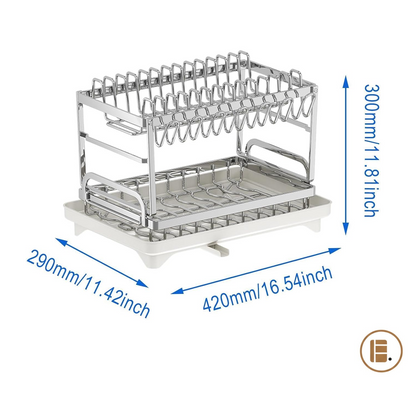 égouttoir vaisselle InoxDual inox résistant cuisine MinimalisteLab