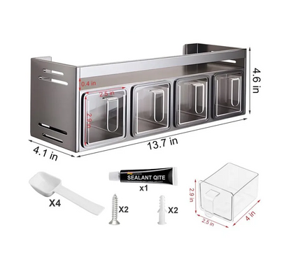 étagère épices gain de place dimensions MinimalisteLab
