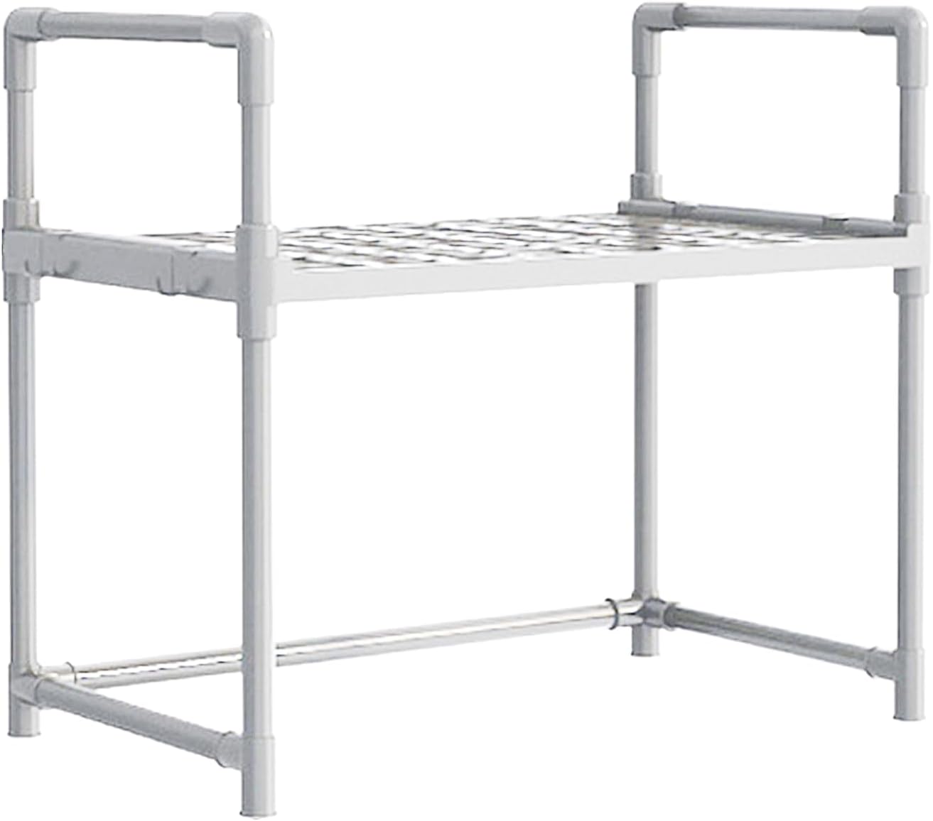 étagère épices organisée blanc cuisine MinimalisteLab
