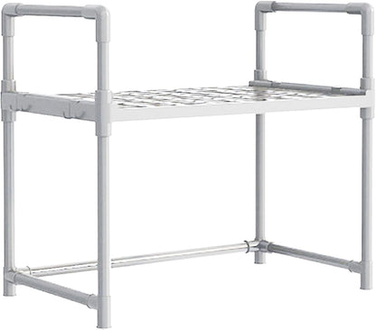 étagère épices organisée blanc cuisine MinimalisteLab