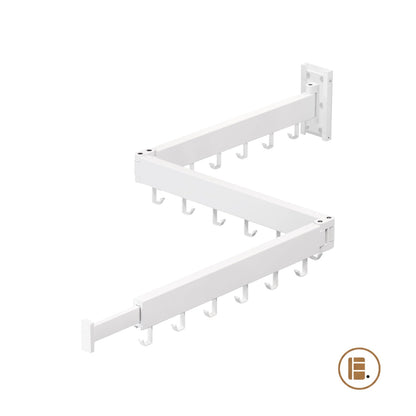étendoir à linge extensible gain de place buanderie MinimalisteLab