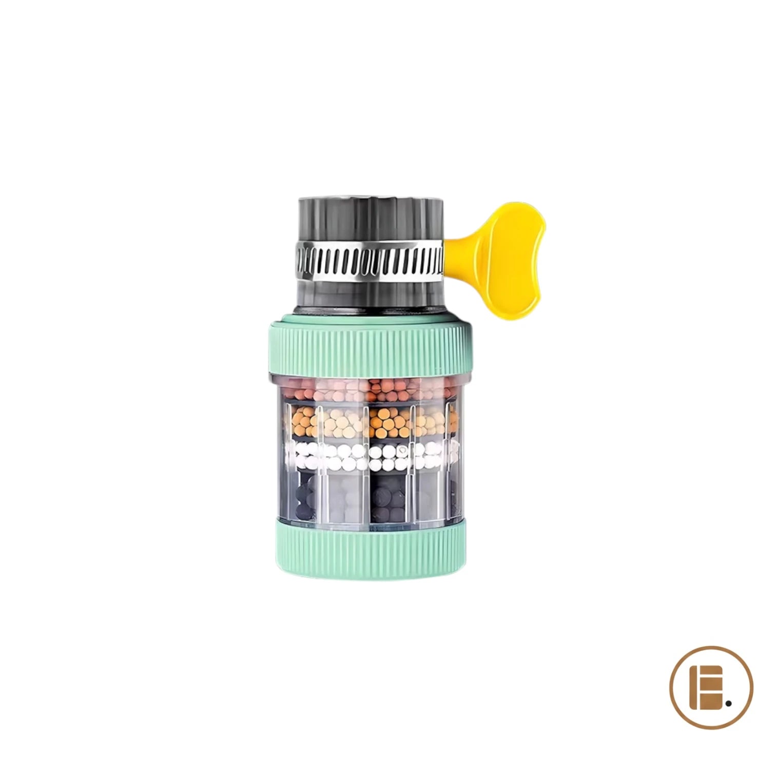 filtre eau robinet PureFlow vert MinimalisteLab