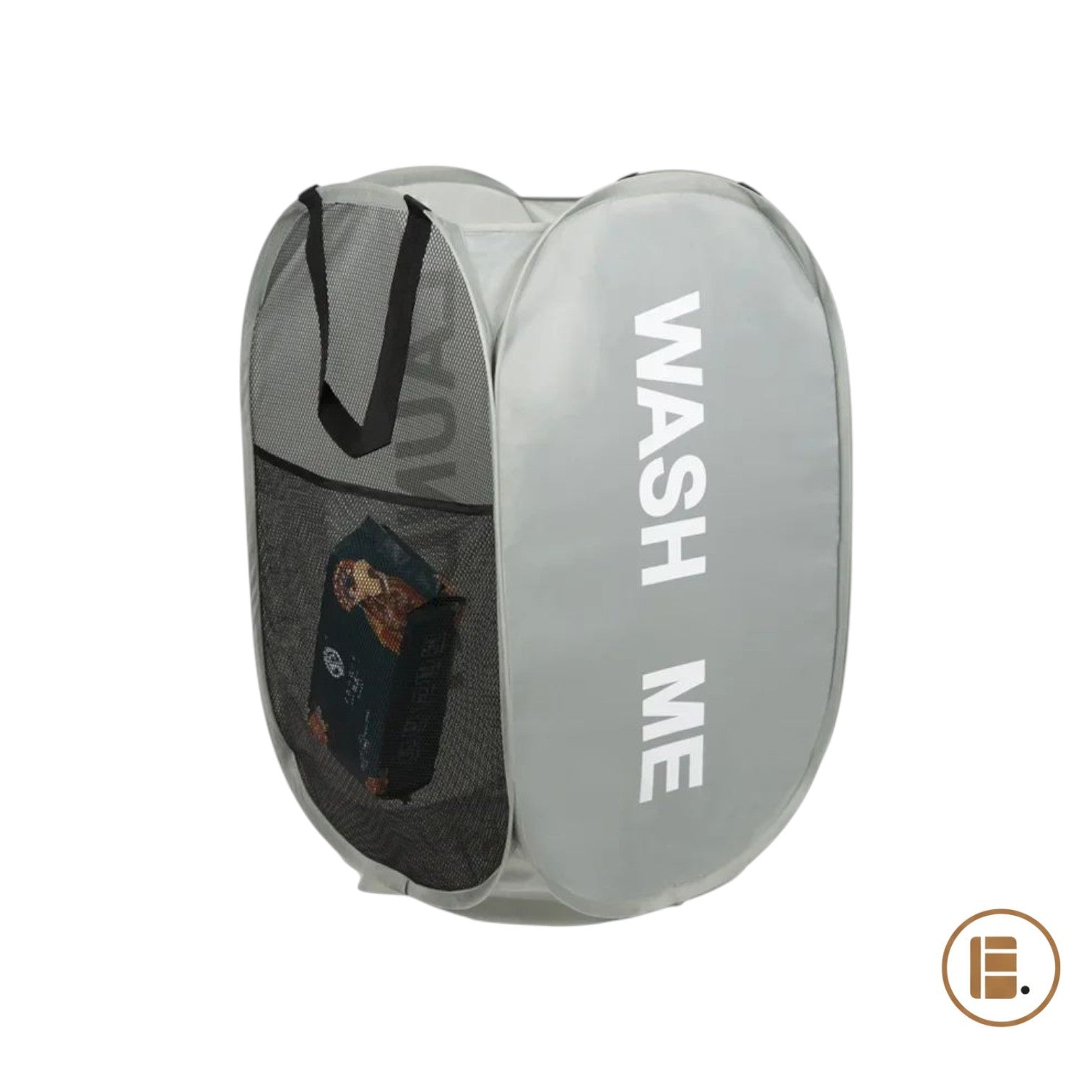 panier à linge pratique et élégant tissu buanderie MinimalisteLab