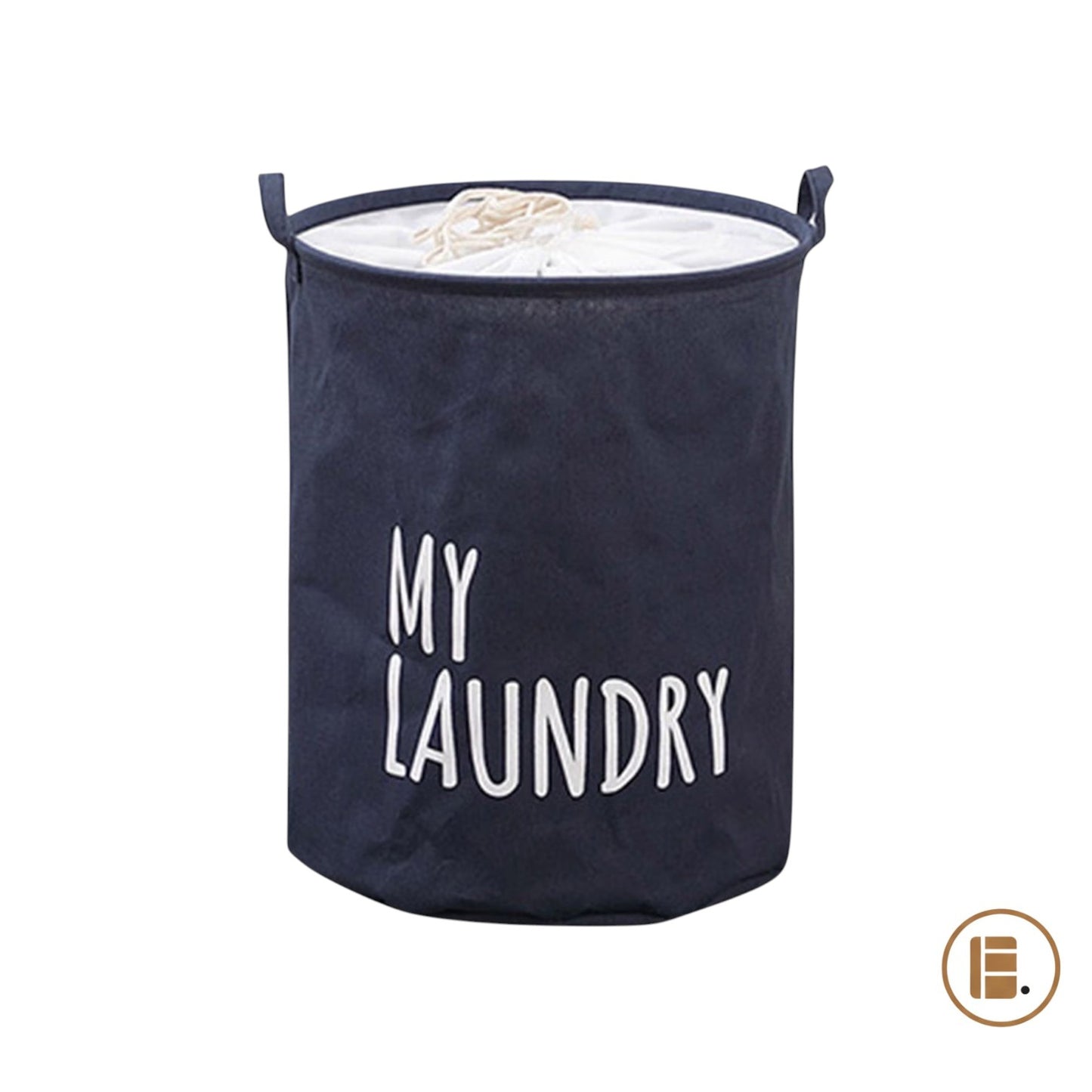 panier à linge pratique et design tissu buanderie MinimalisteLab