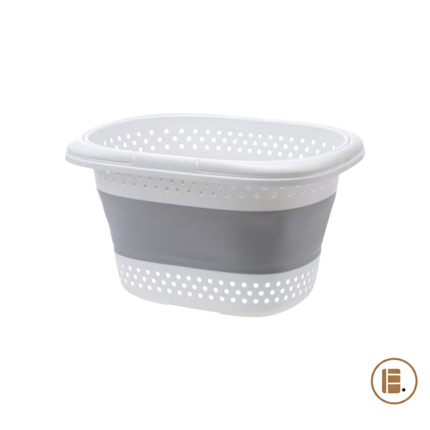 panier à linge plastique robuste et pratique buanderie MinimalisteLab