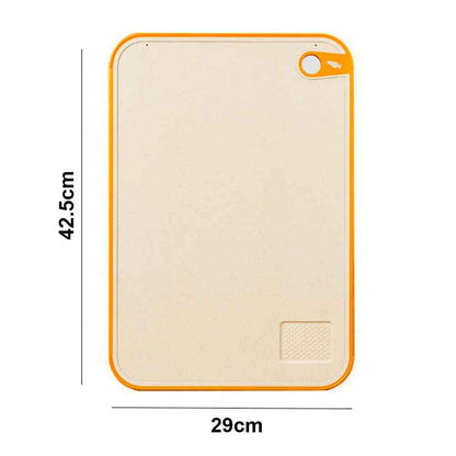 planche à découper hygiénique professionnelle orange grande MinimalisteLab