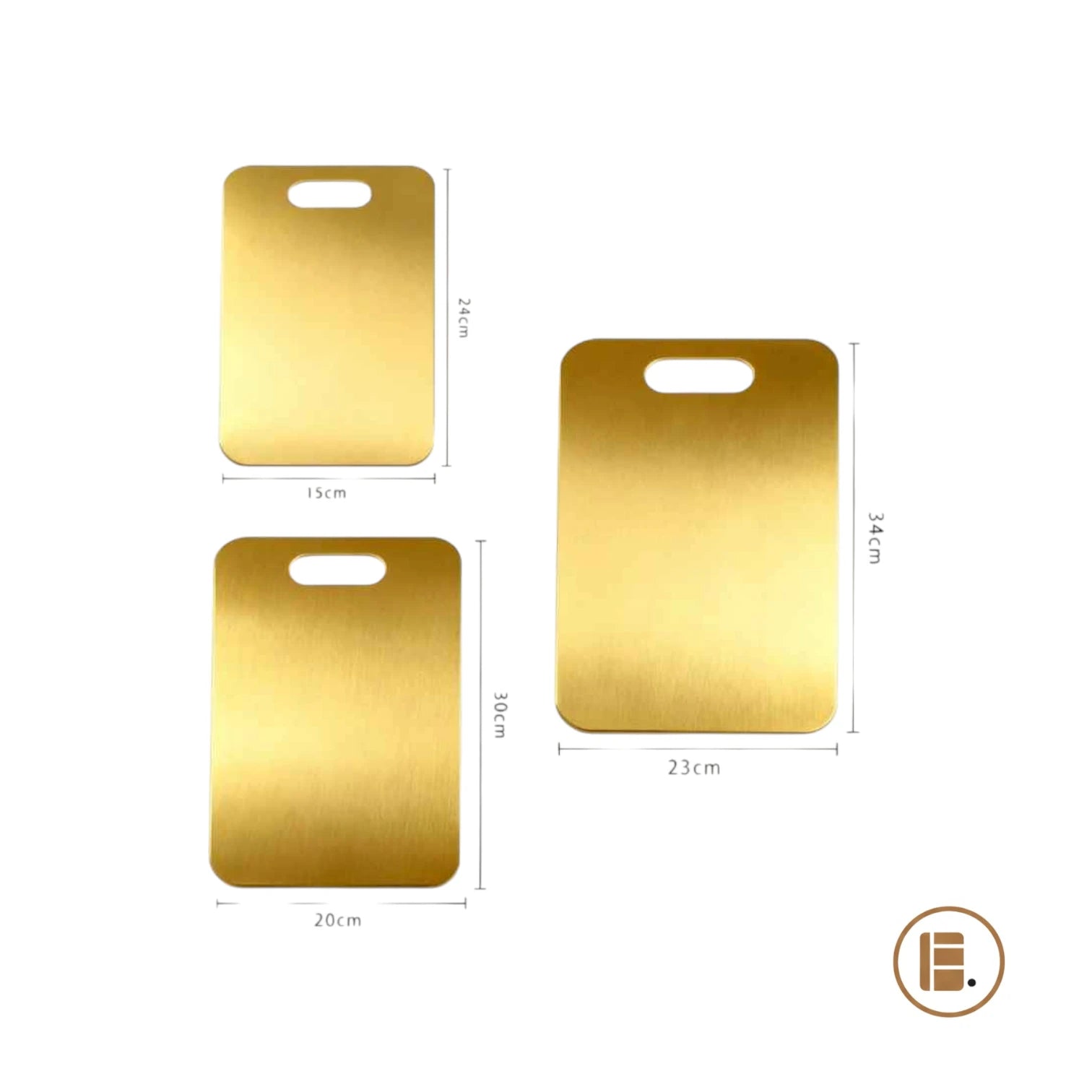 planche à découper ultra résistante hygiénique 3 pièces dimensions MinimalisteLab