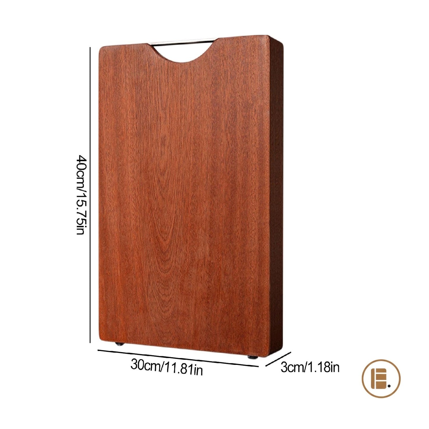 planche à découper bois massif naturel grande taille MinimalisteLab