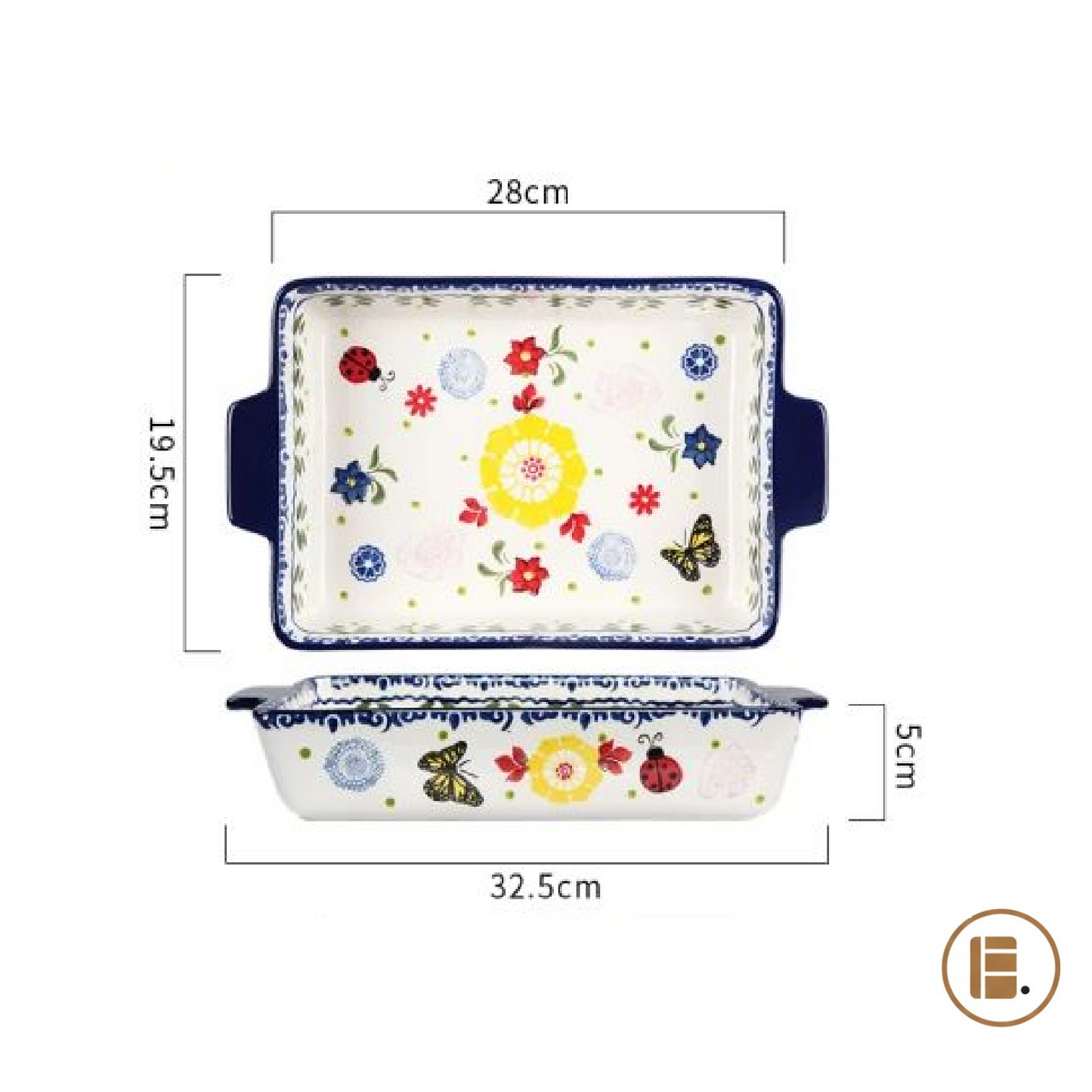 plat à four céramique élégant vue profil MinimalisteLab