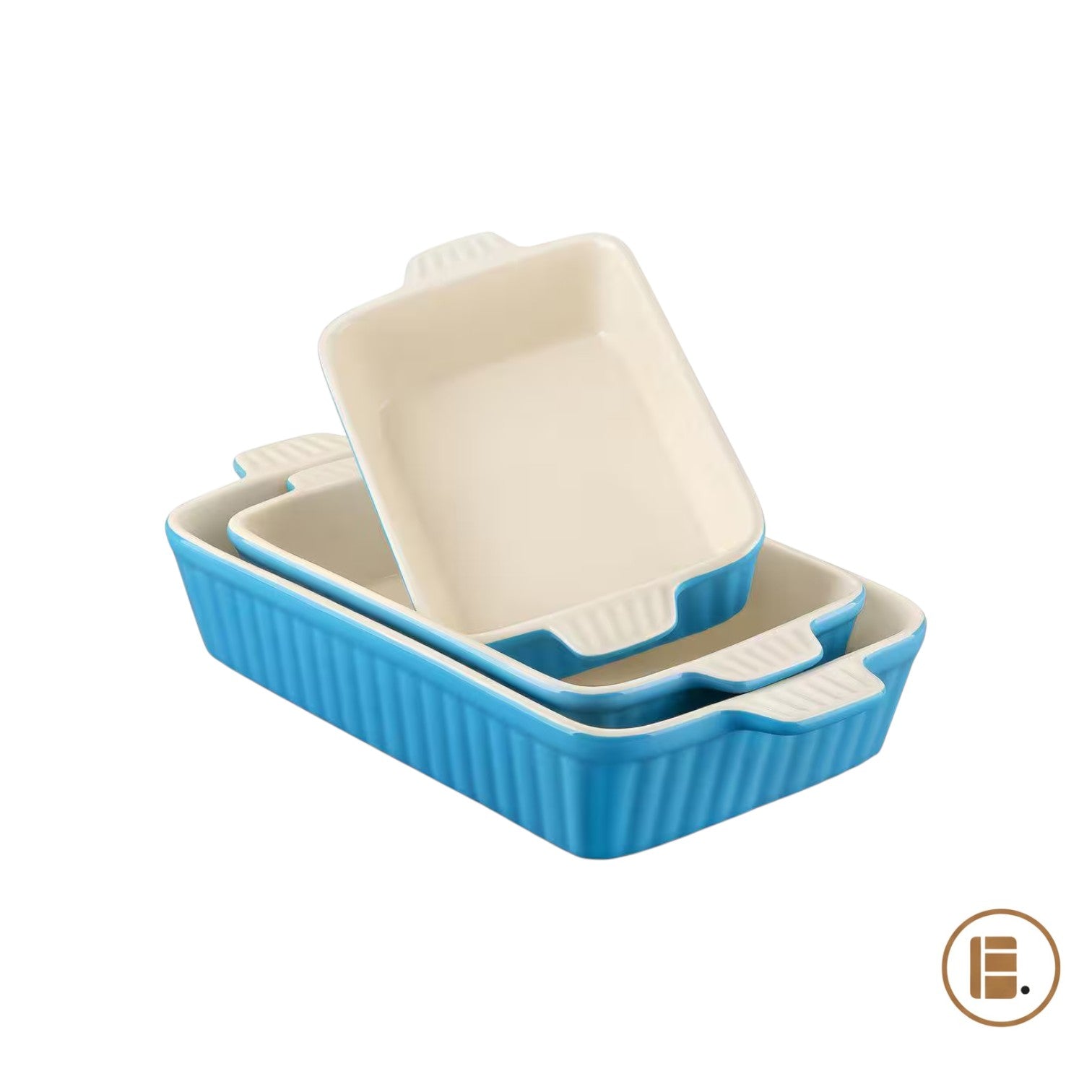 plat à four porcelaine élégance vue profil MinimalisteLab