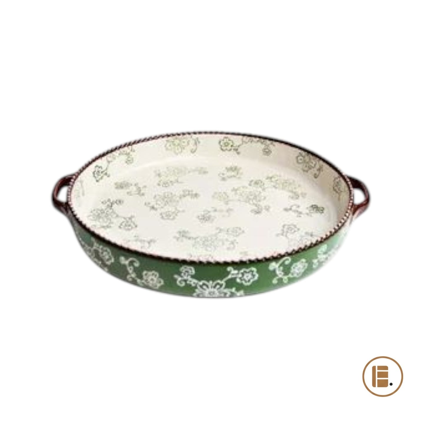 plat à four sakura floral vue profil MinimalisteLab