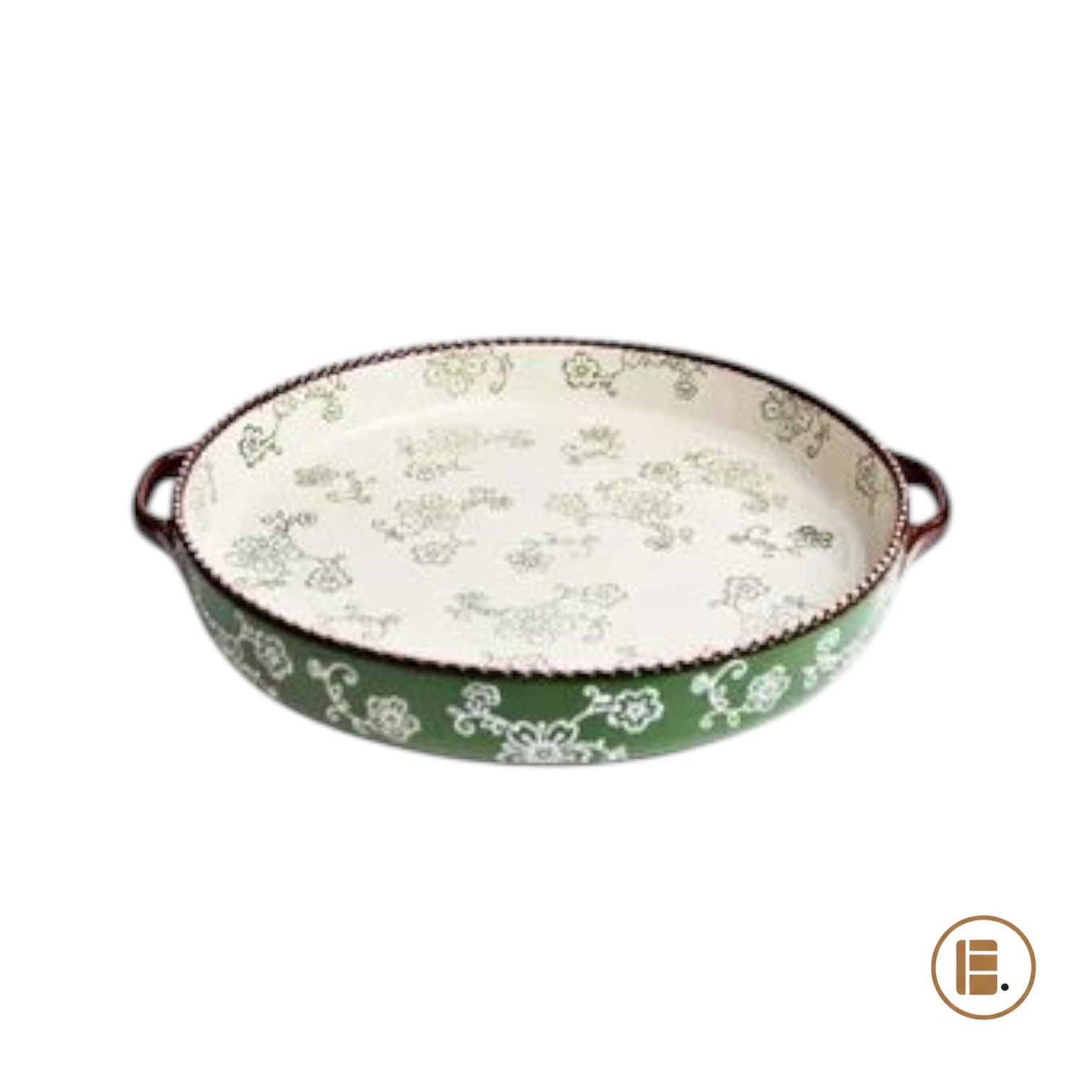 plat à four sakura floral vue profil MinimalisteLab