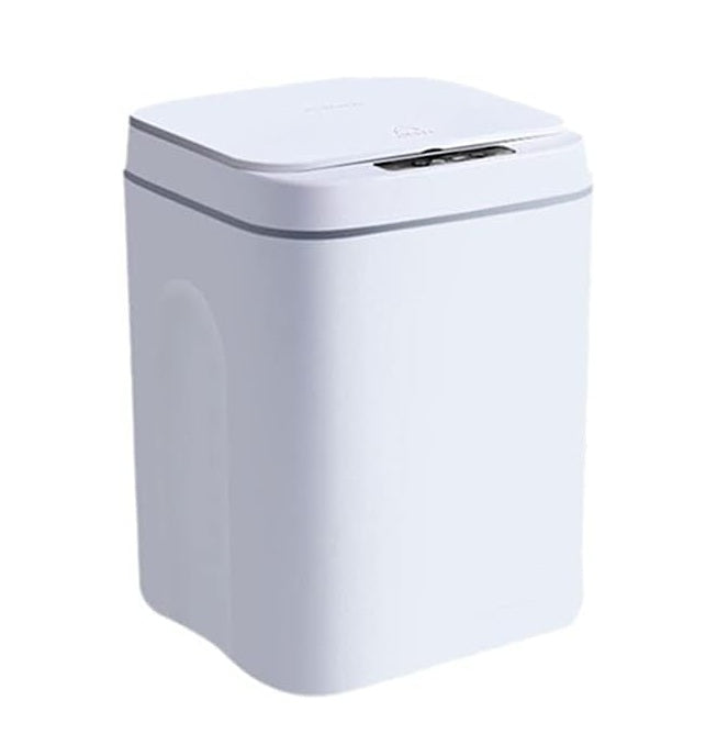 poubelle automatique sans contact blanc MinimalisteLab