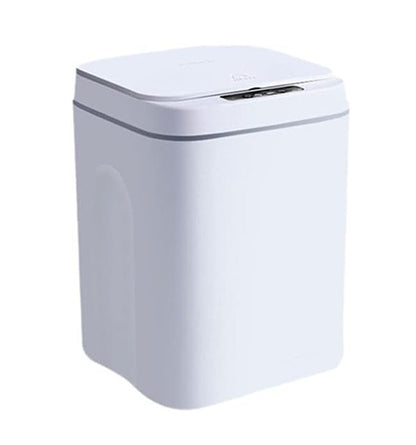 poubelle automatique sans contact blanc MinimalisteLab