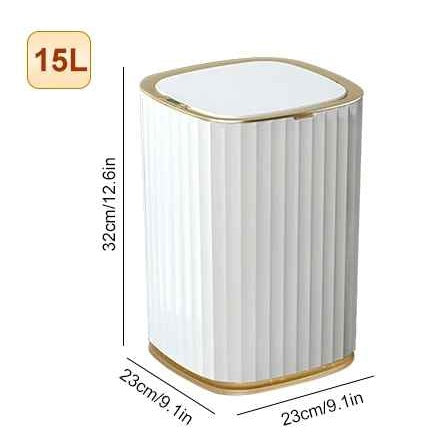 poubelle automatique silencieuse sans contact 15L MinimalisteLab