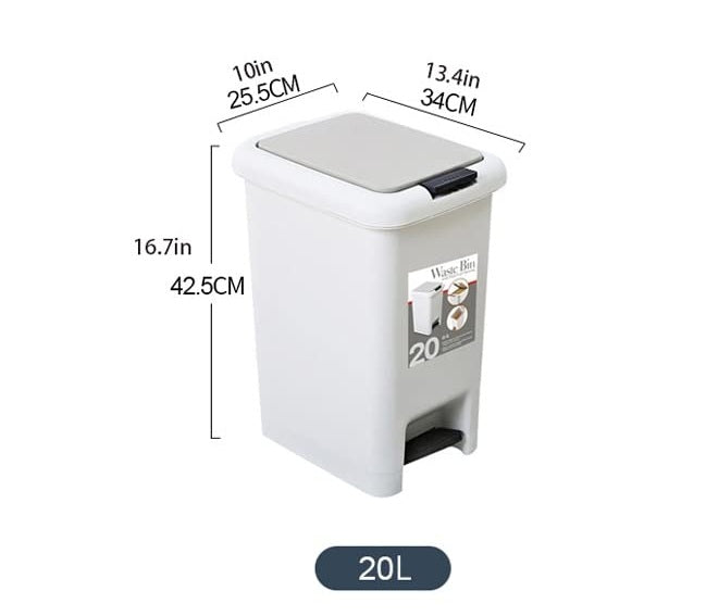 poubelle cuisine design hygiénique 20L MinimalisteLab