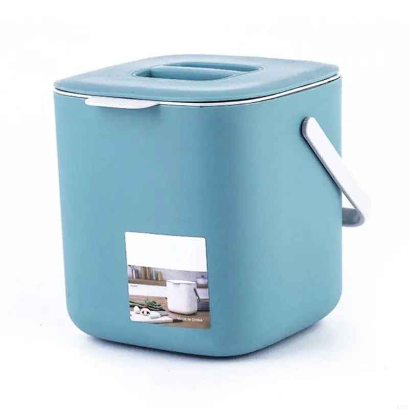 poubelle cuisine design pratique bleu ciel MinimalisteLab
