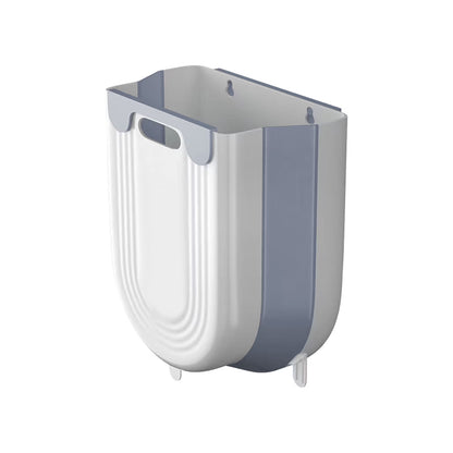 poubelle murale gain de place bleu MinimalisteLab