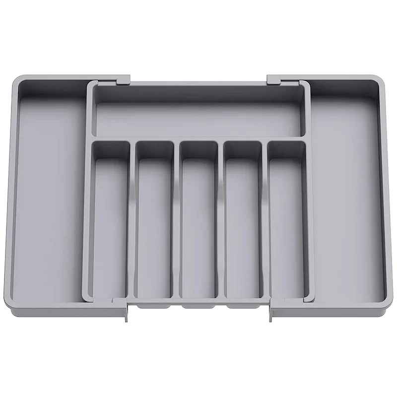 range couvert modulable élégant gris cuisine MinimalisteLab