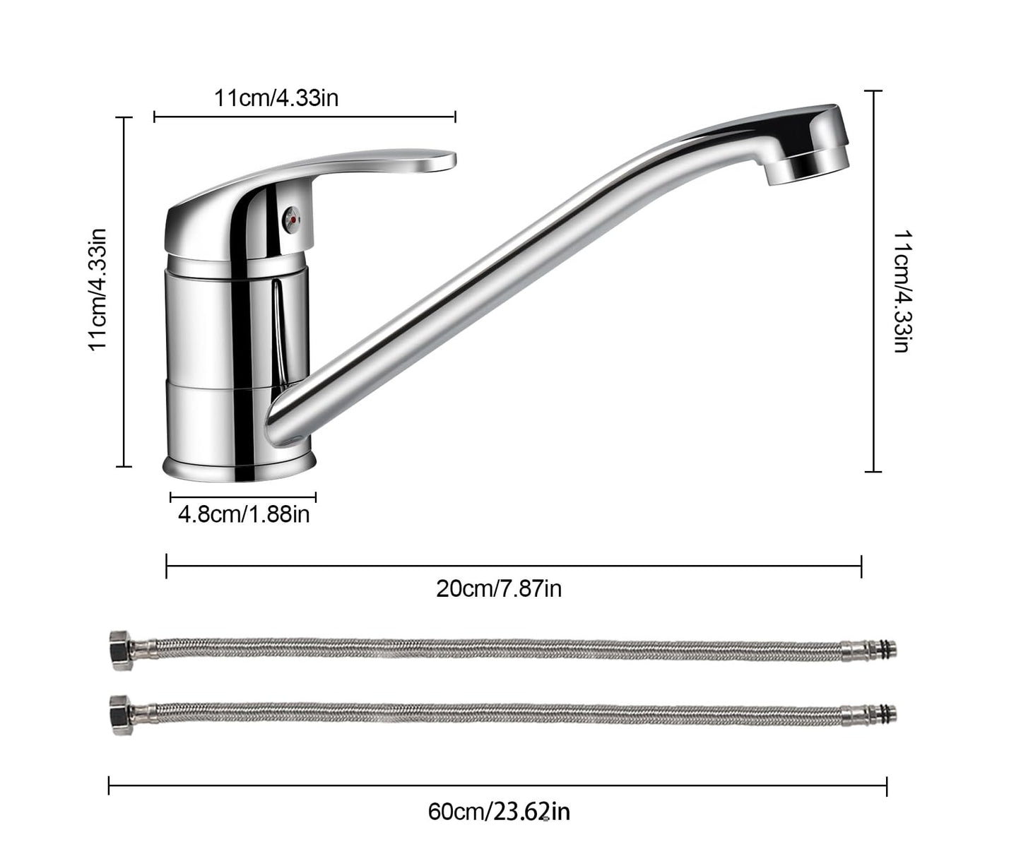robinet cuisine design confort dimensions MinimalisteLab