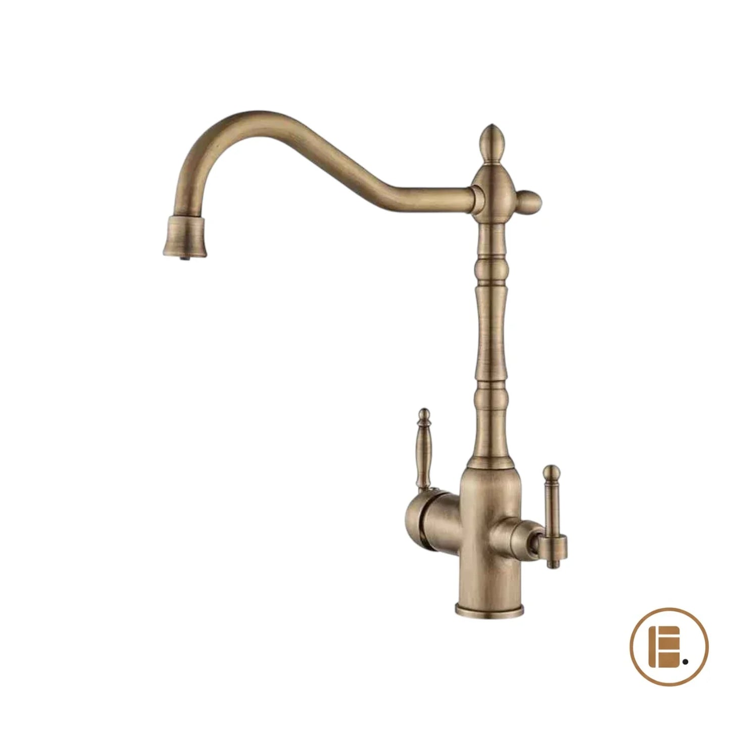 robinet cuisine design pratique bronze MinimalisteLab