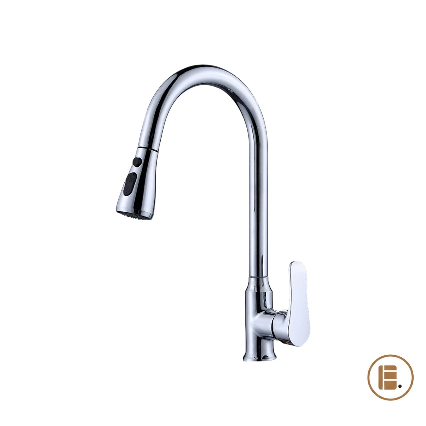 Robinet cuisine | Design Éco Économie d'Eau Chromé