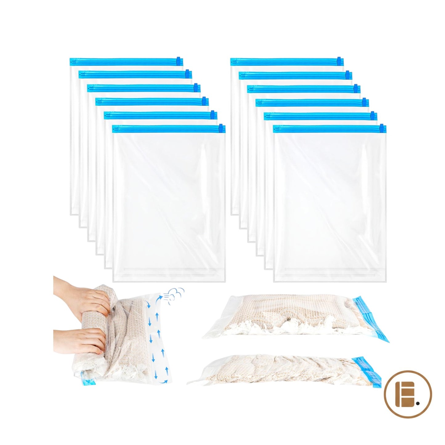 Sac de compression | Gain Espace 80% Vêtements Bagages