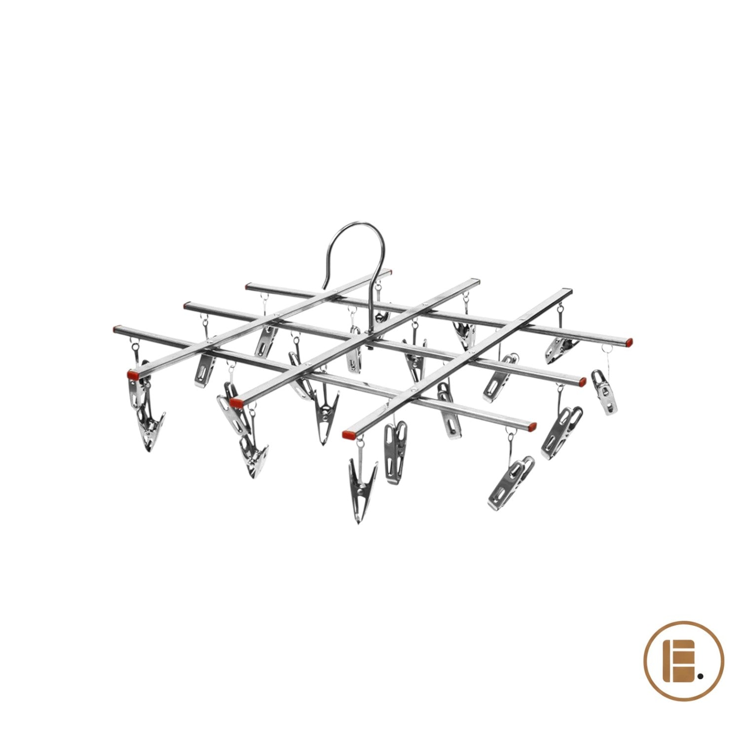 séchoir à linge gain de place multiposition buanderie MinimalisteLab