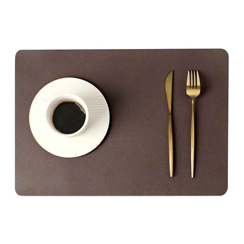 set de table élégant pratique marron MinimalisteLab