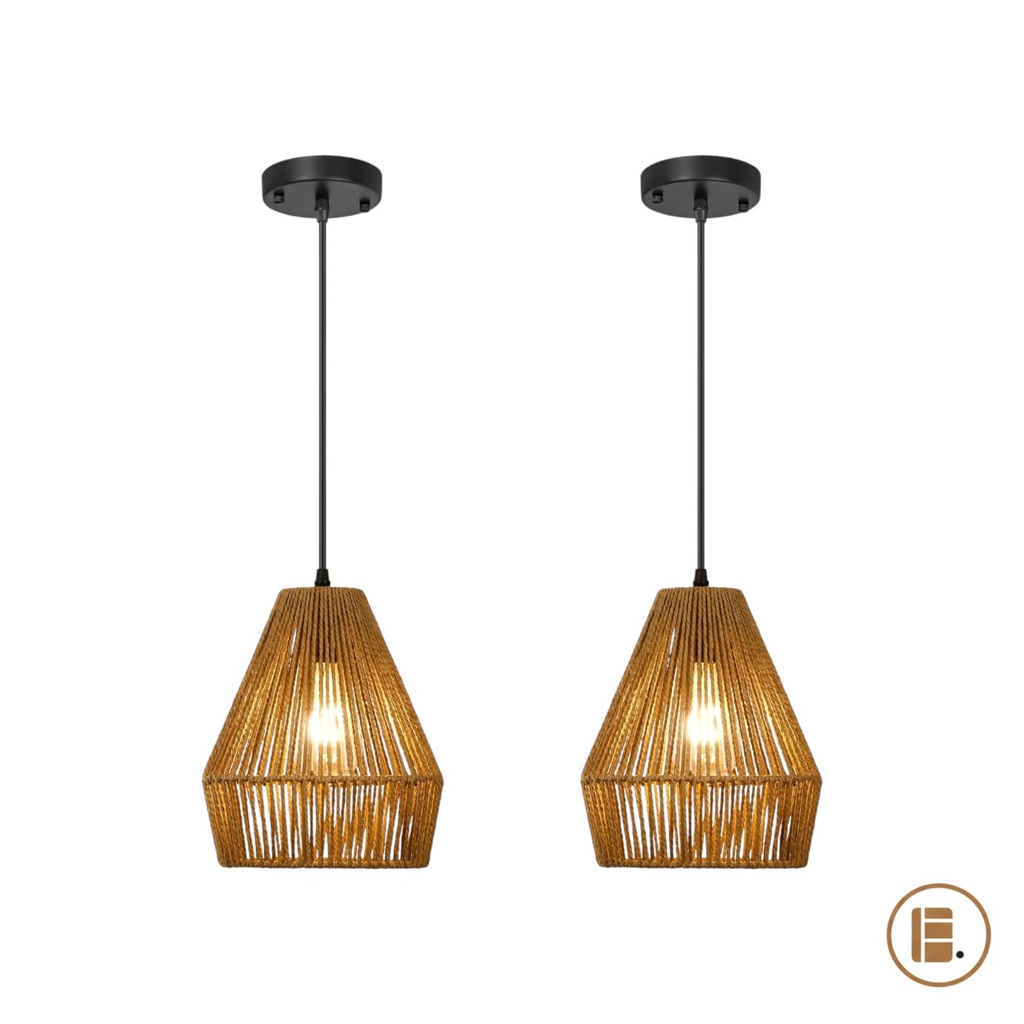 Suspension luminaire | Rotin Bohème