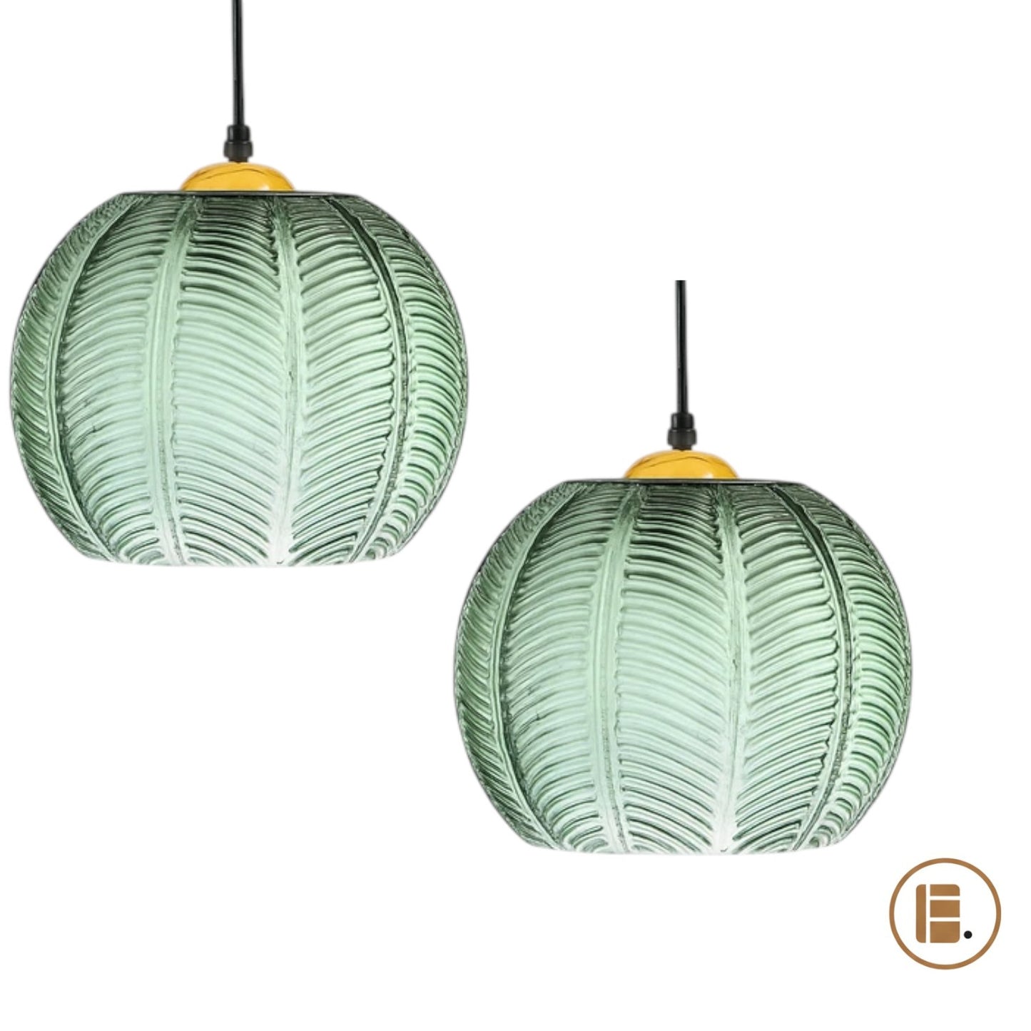 Suspension luminaire | Verre Nervuré