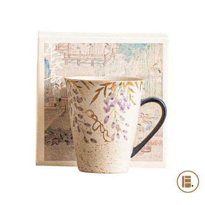 Tasse à café | Glycines Dorées | Box Cadeau - Minimaliste Lab