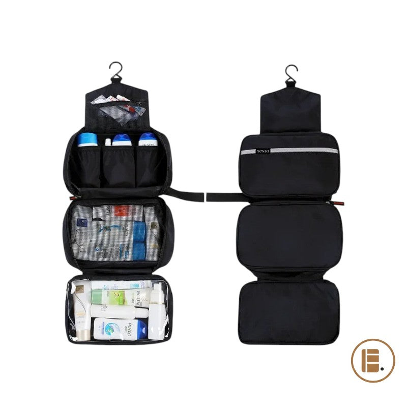 trousse de toilette homme compact travel vue de face MinimalisteLab