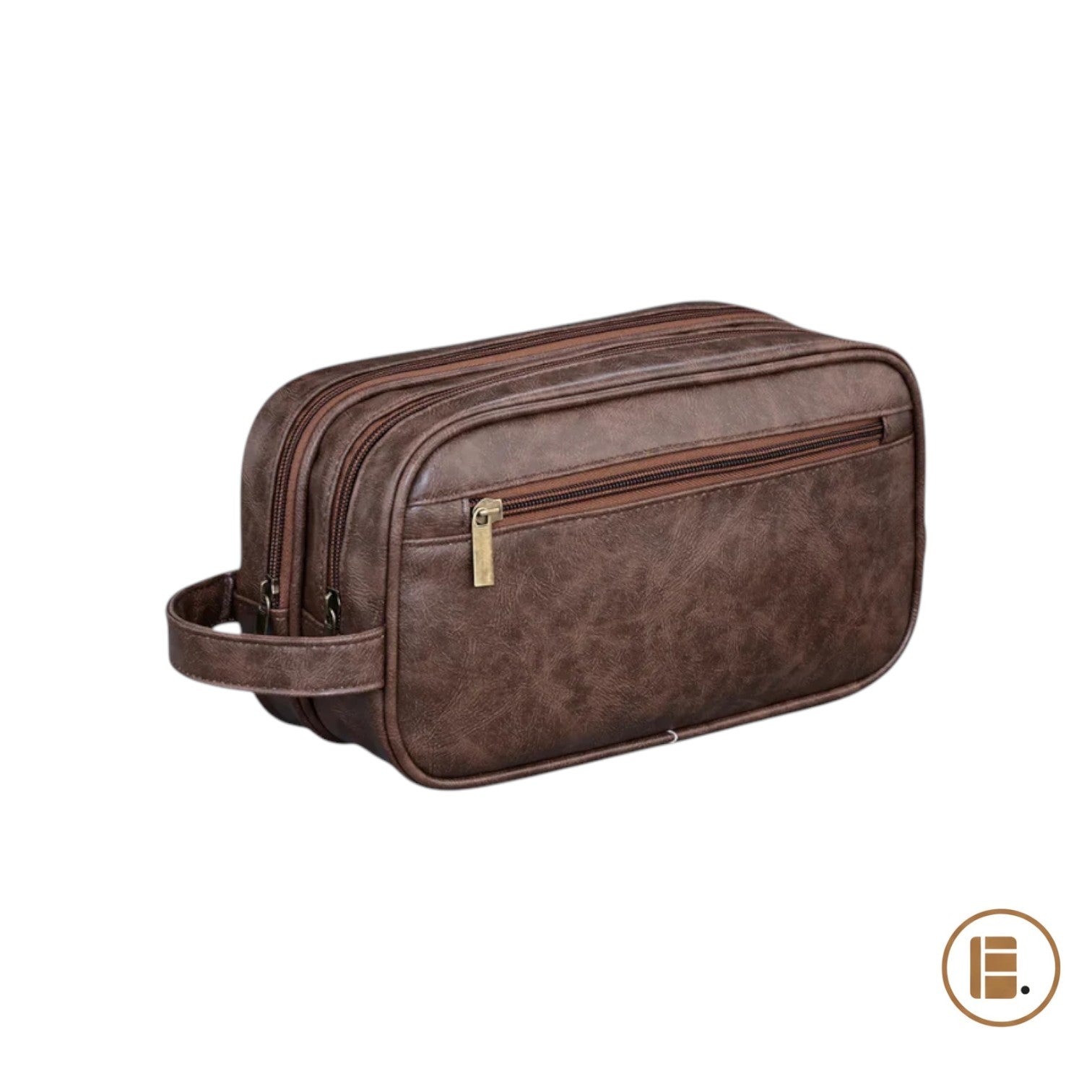 trousse de toilette compacte compartiments voyage MinimalisteLab