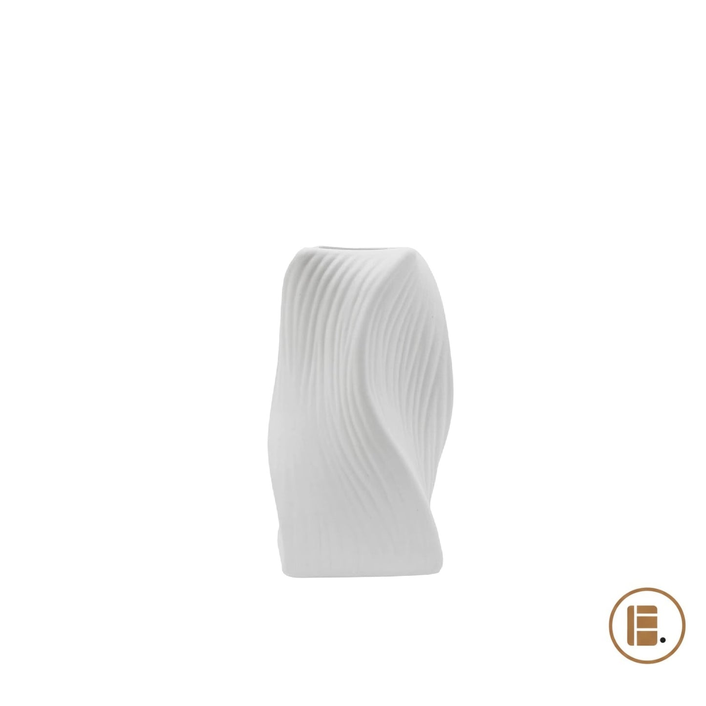 vase géométrique nervuré décoration intérieur MinimalisteLab
