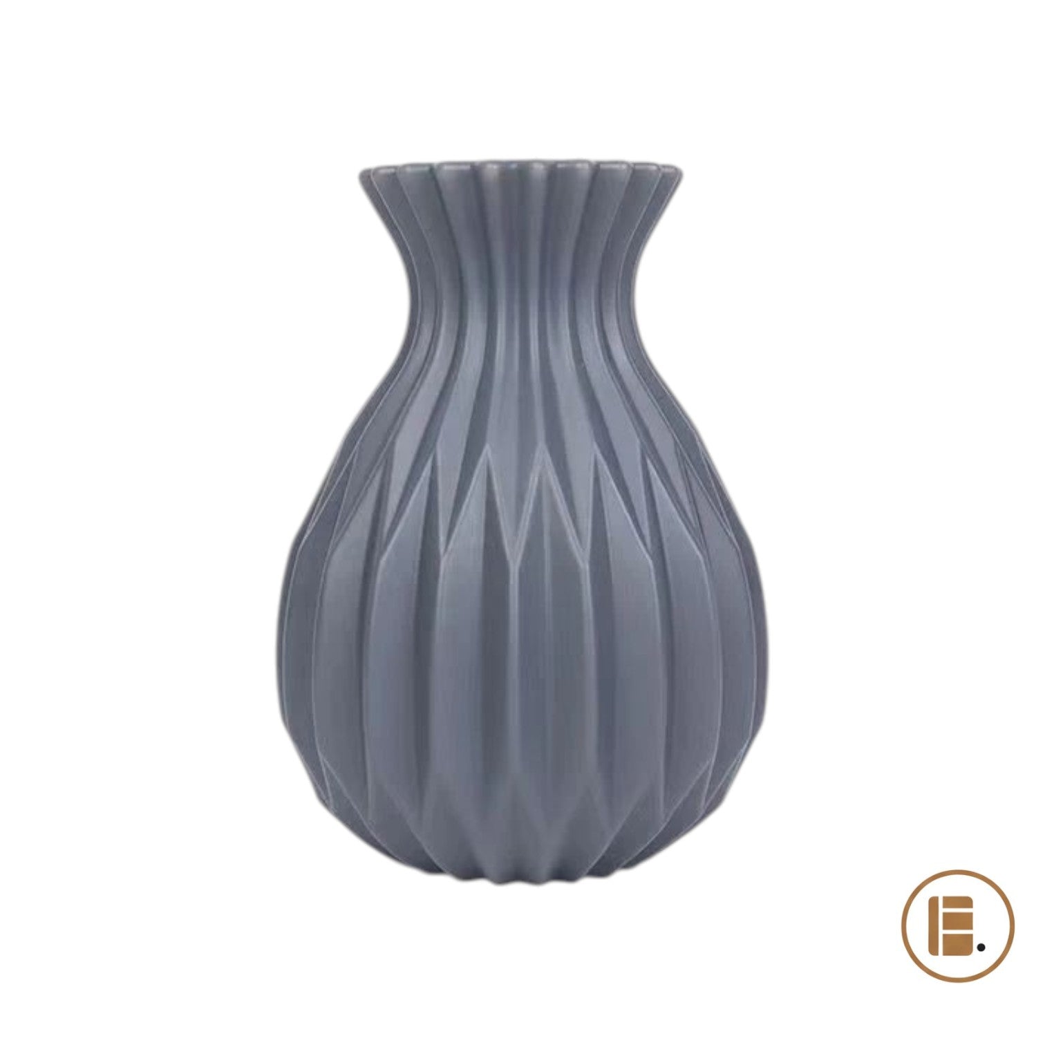 vase nervuré blanc céramique décoration salon MinimalisteLab