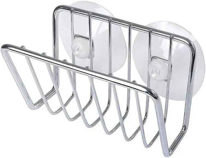 porte éponge évier argent pratique sec cuisine MinimalisteLab