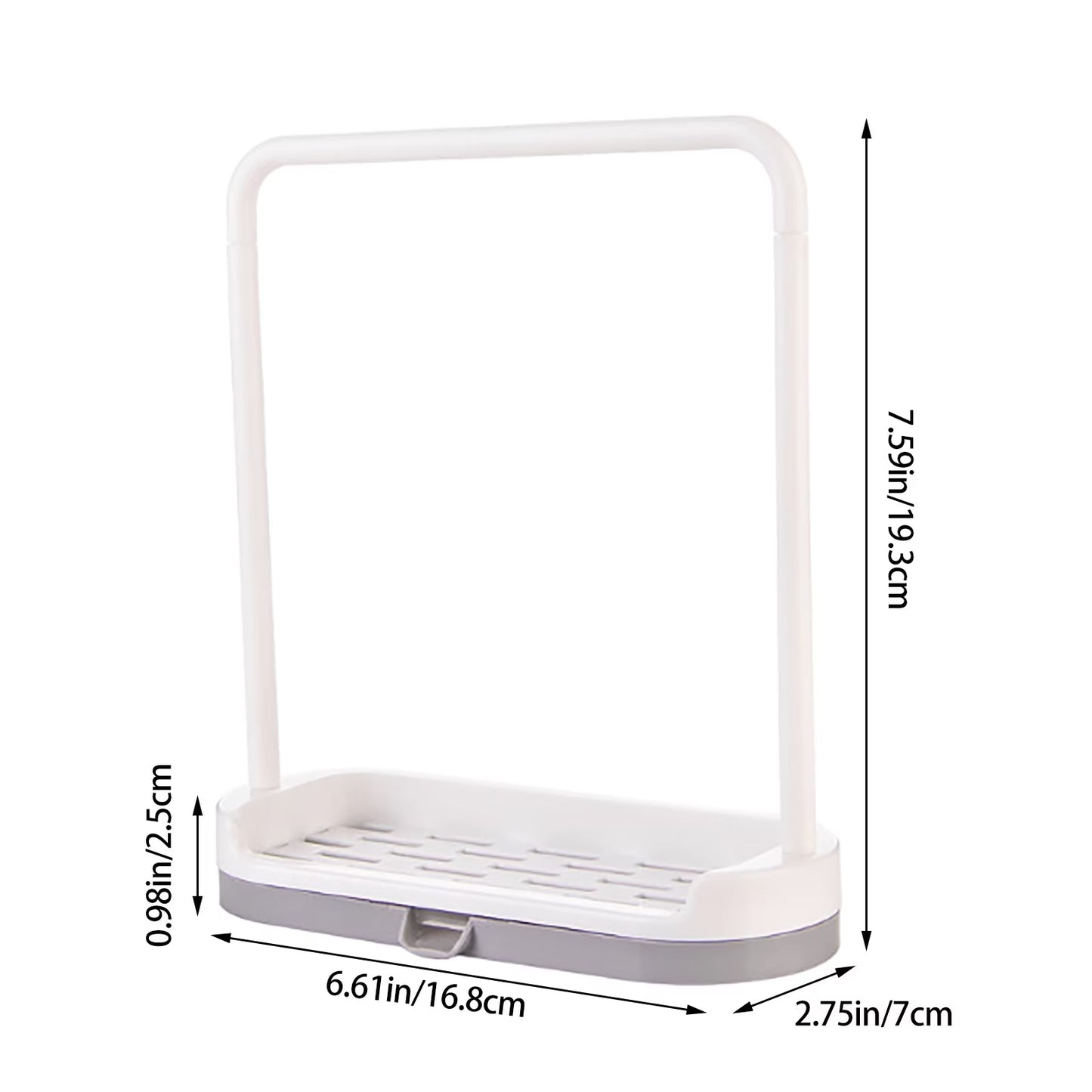 dimensions porte éponge design hygiénique cuisine MinimalisteLab