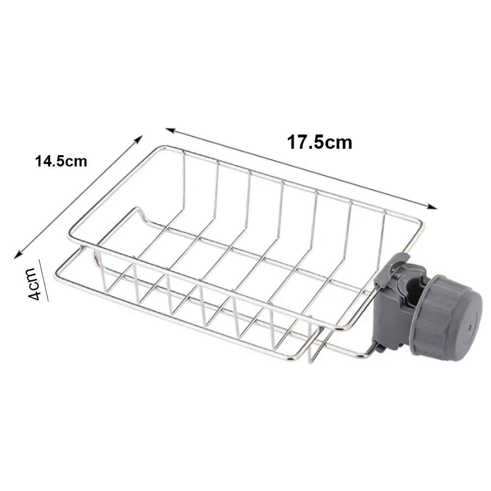dimensions porte éponge organisateur pratique évier MinimalisteLab