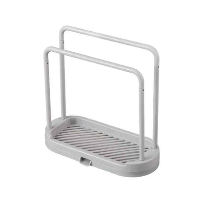 porte éponge évier gris hygiénique cuisine MinimalisteLab