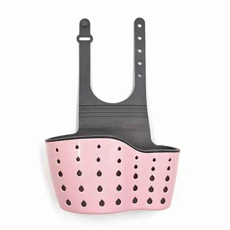 porte éponge cuisine organisée rose évier MinimalisteLab